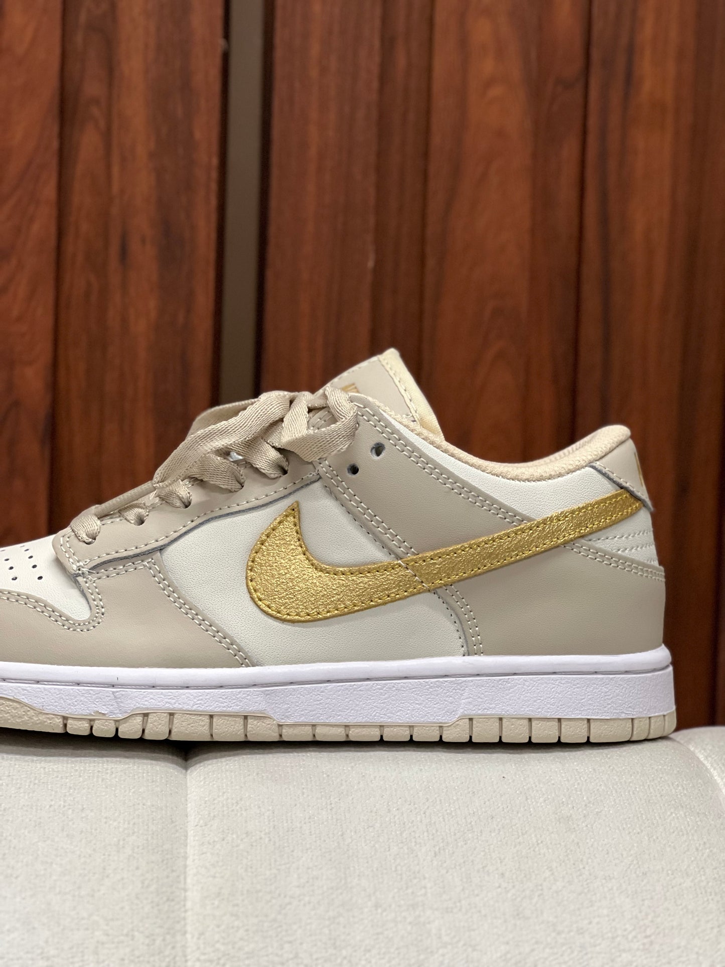 Nike SB Dunk Low Phantom Metallic Gold
