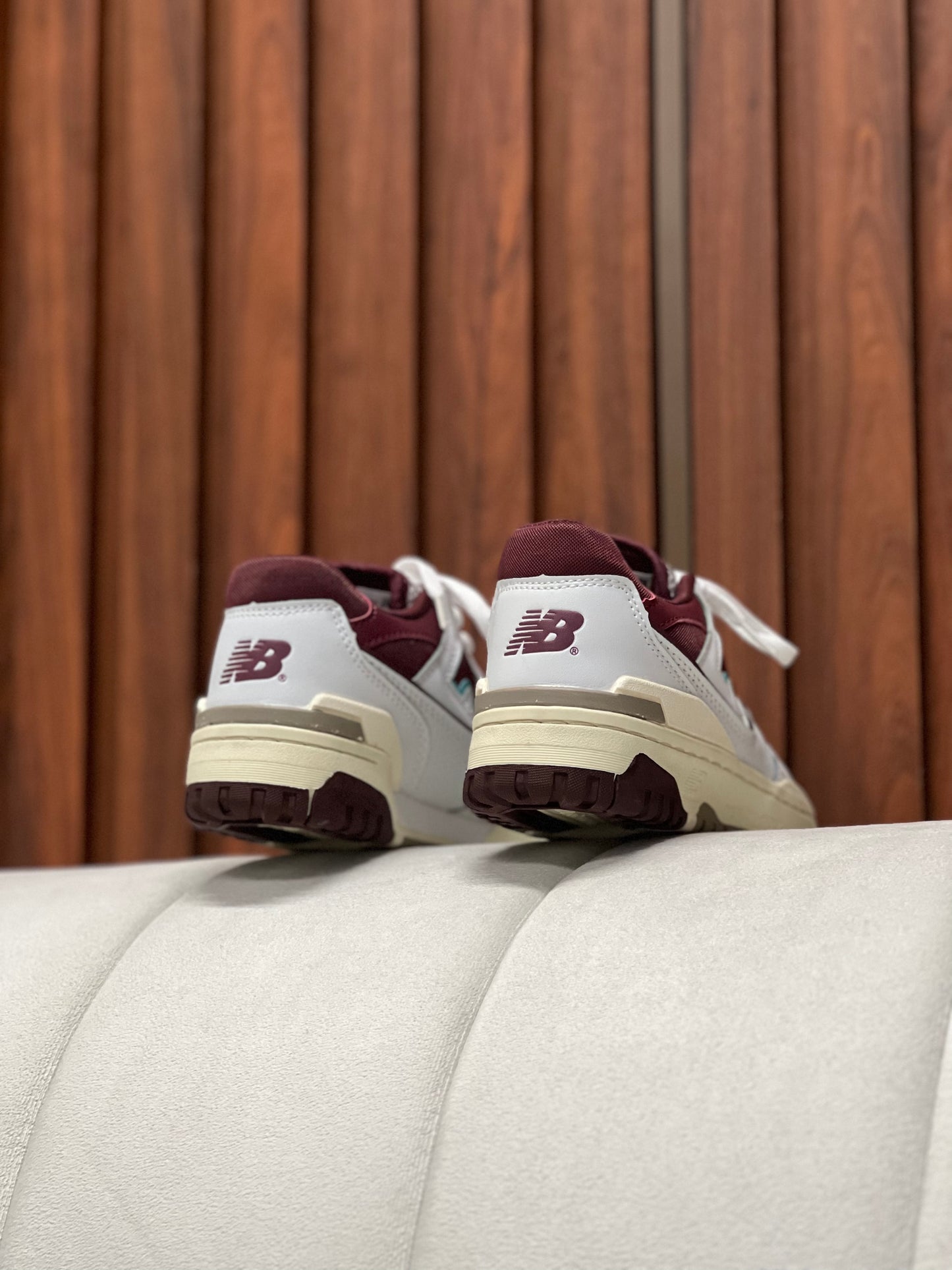 New Balance 550 Burgundy Cyan