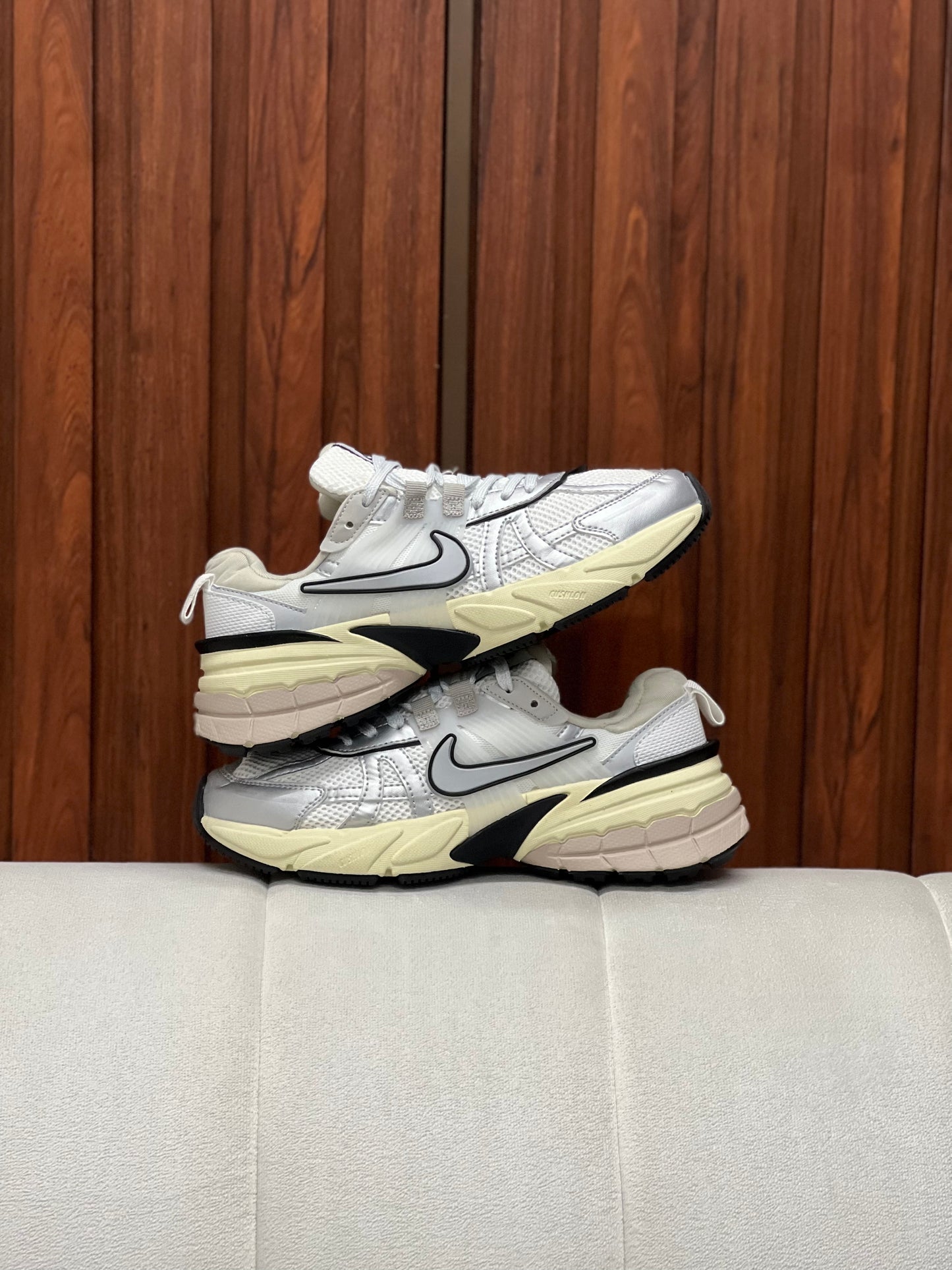 Nike V2K Run Pure Platinum Metallic Silver