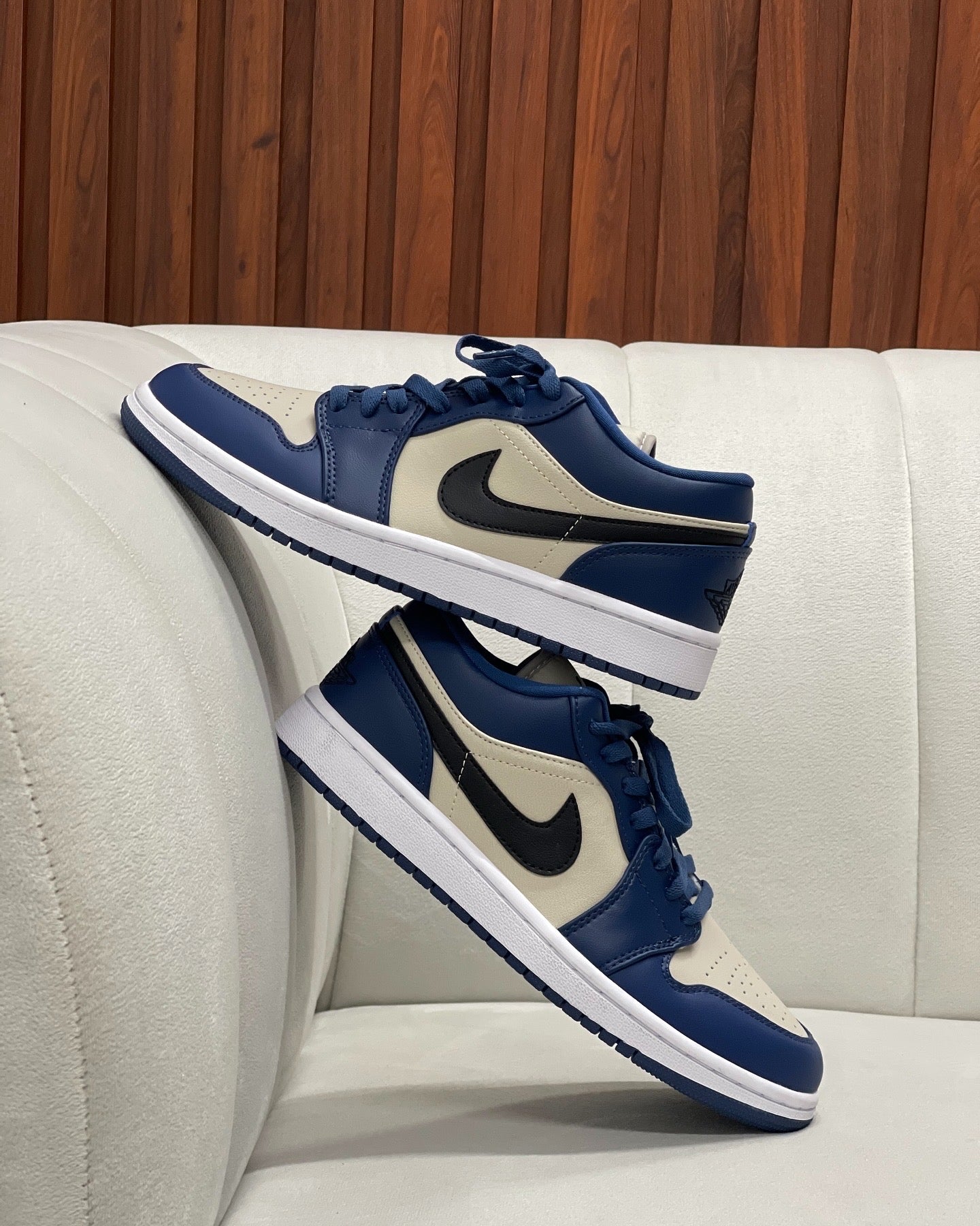 Nike Air Jordan 1 Low Grey Navy