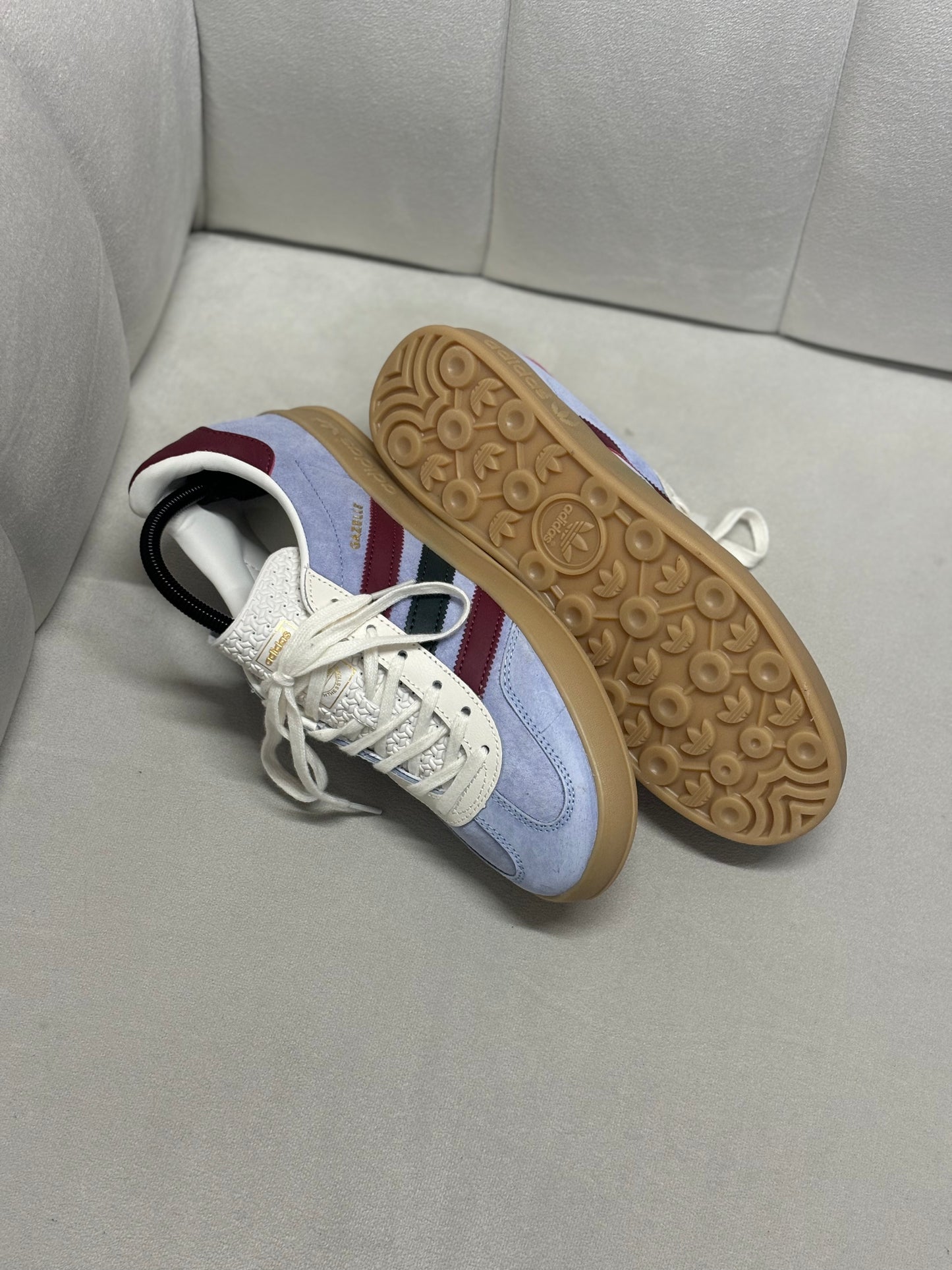 Adidas Gazelle Indoor Blue Dawn Collegiate Burgundy