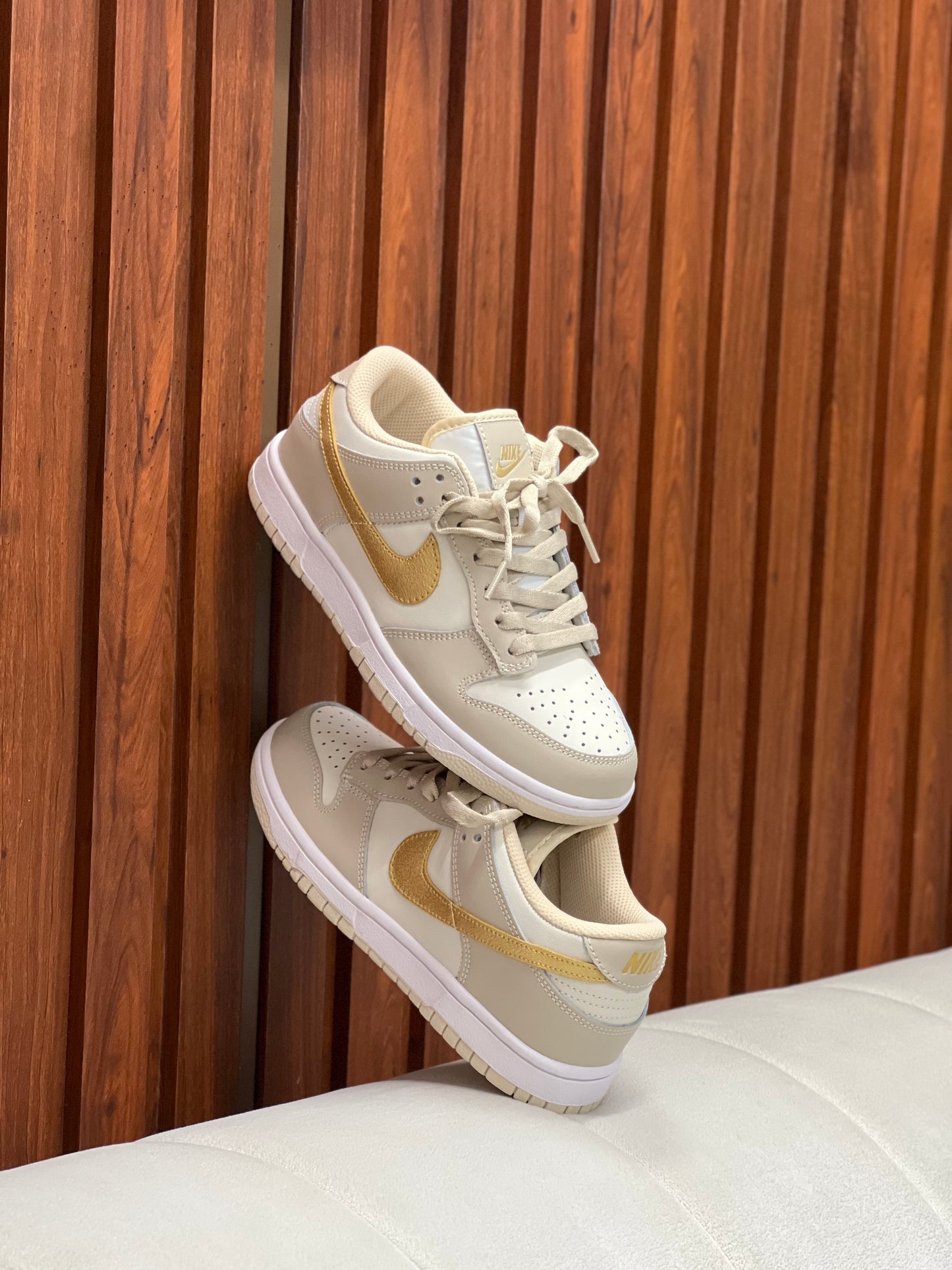 Nike SB Dunk Low Phantom Metallic Gold