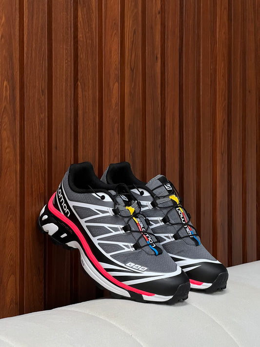 Salomon XT-6 Pewter Aurora Red