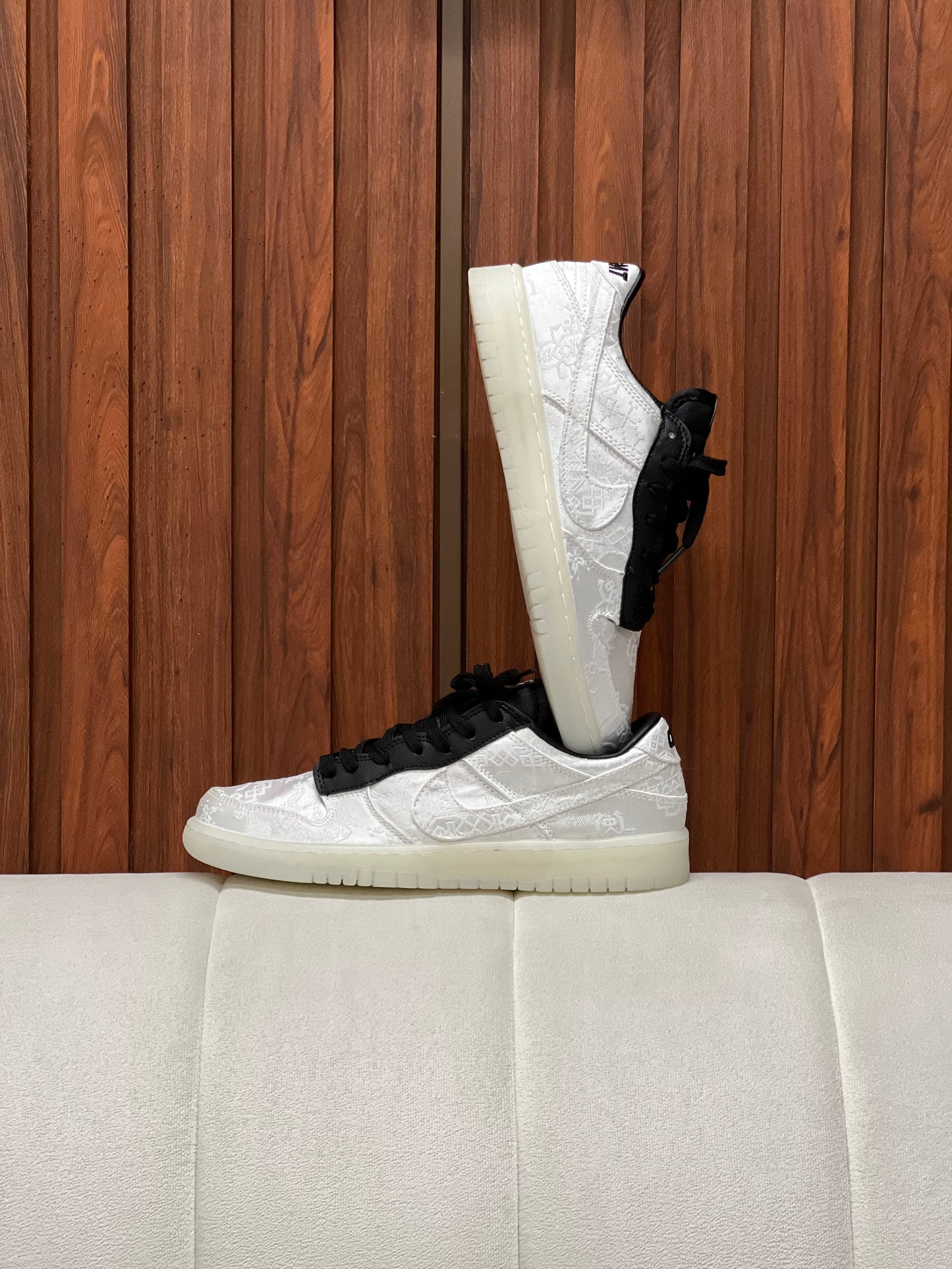 Nike Dunk Low CLOT Fragment White