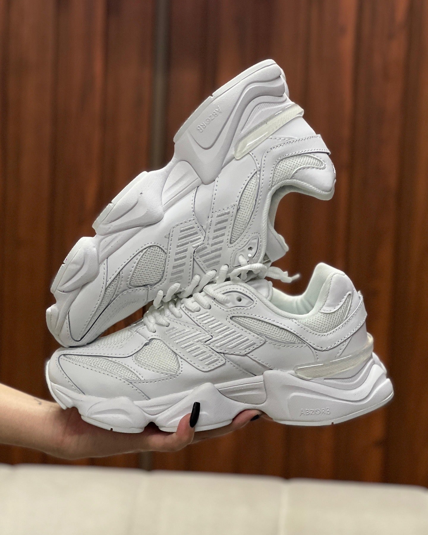 New Balance 9060 Triple White