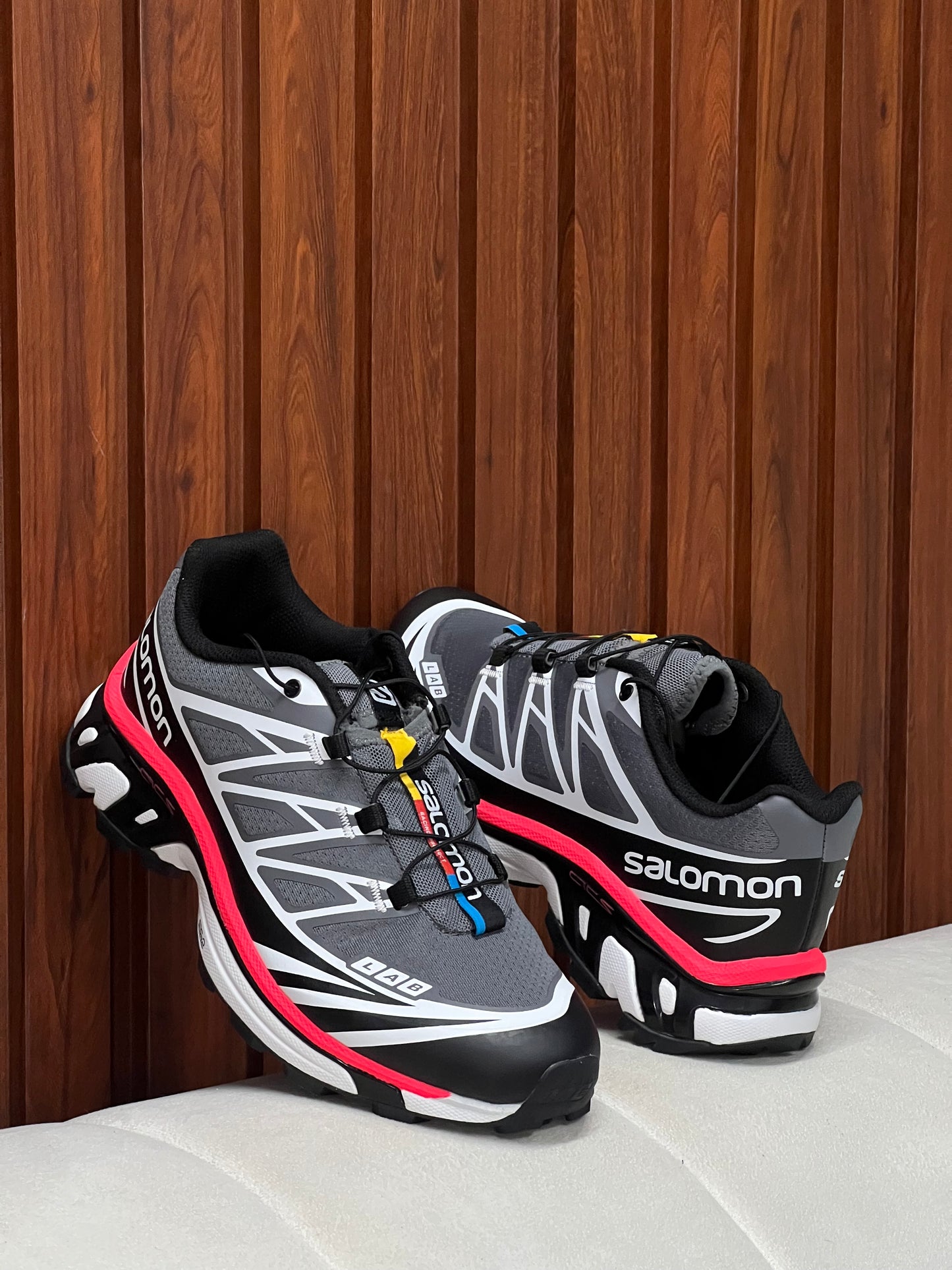 Salomon XT-6 Pewter Aurora Red