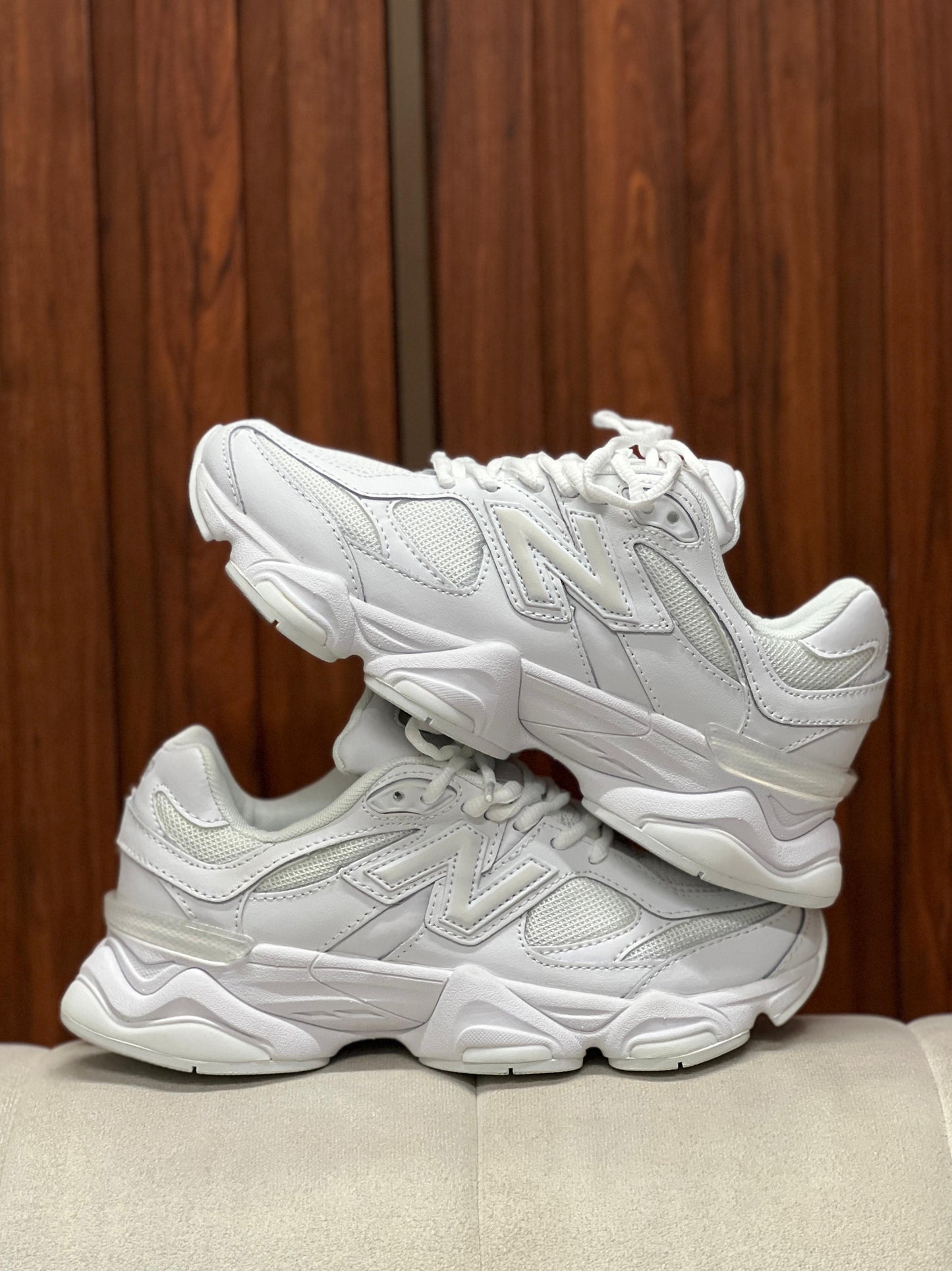 New Balance 9060 Triple White