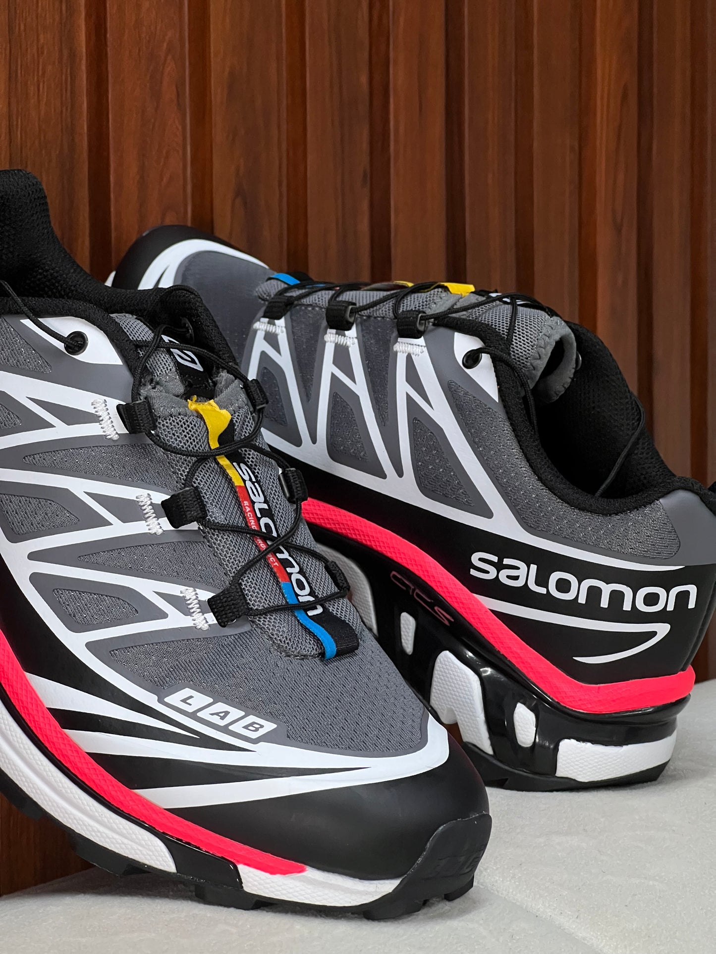 Salomon XT-6 Pewter Aurora Red