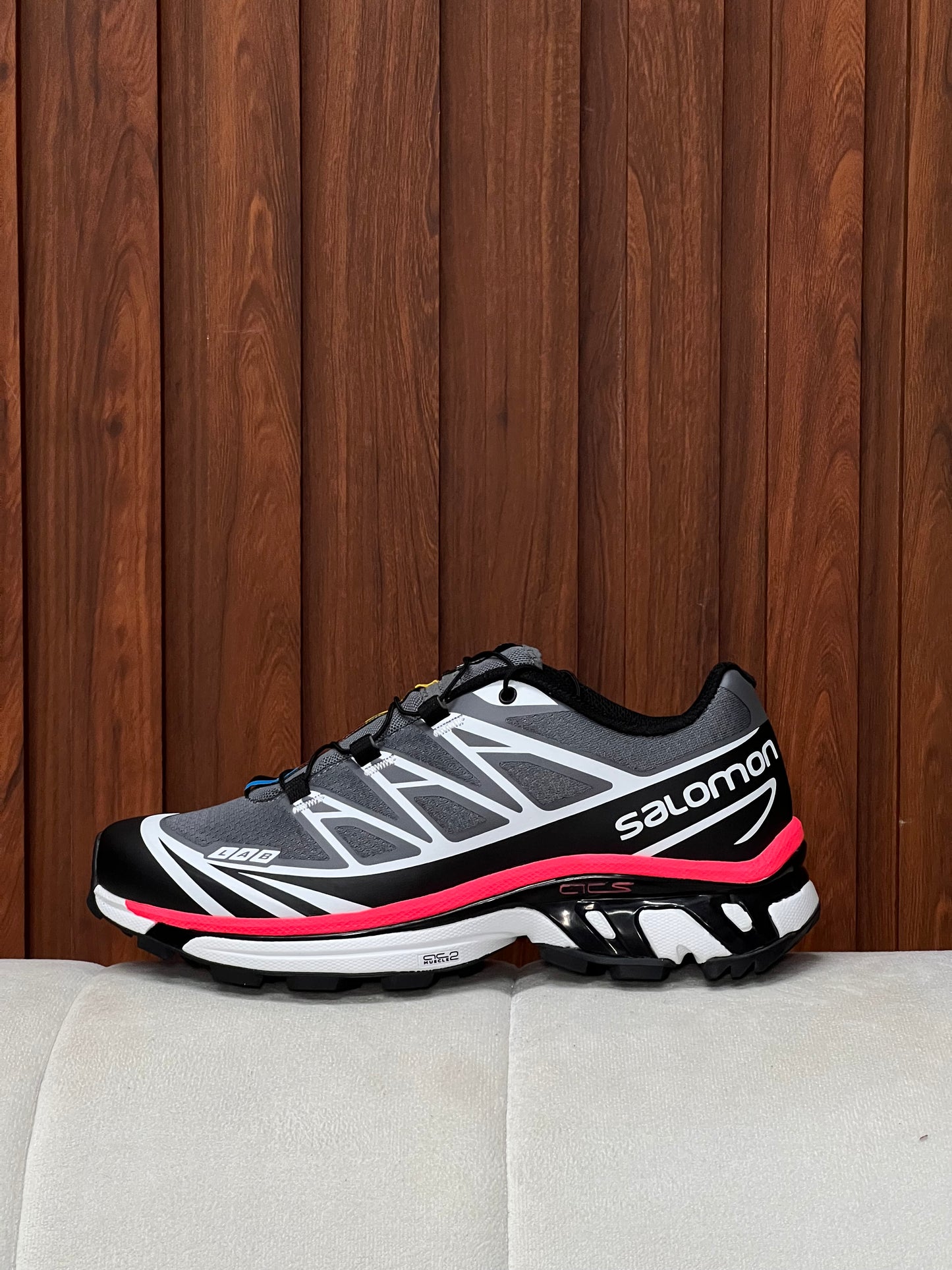 Salomon XT-6 Pewter Aurora Red