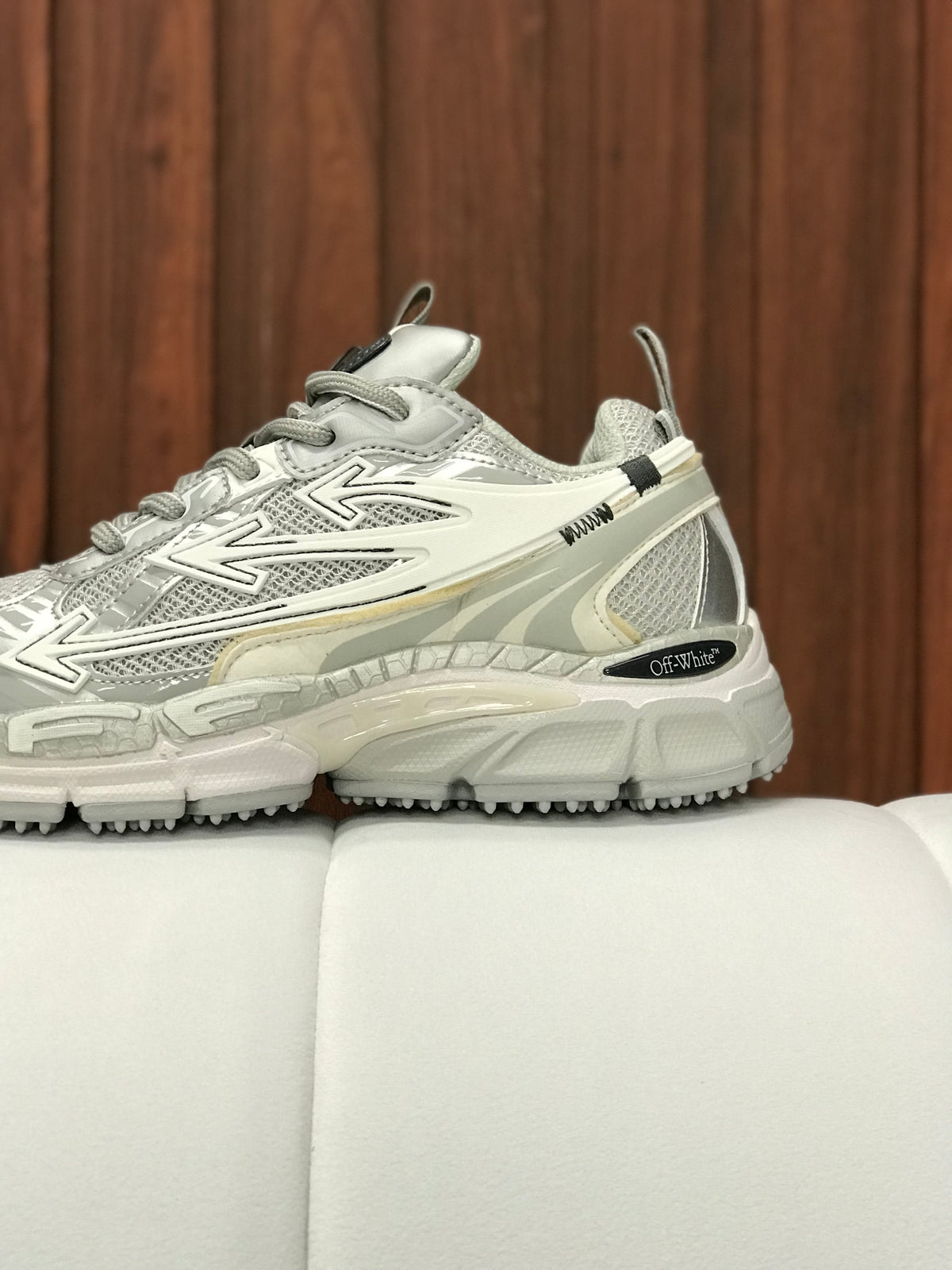 Off White Be Right Back Grey