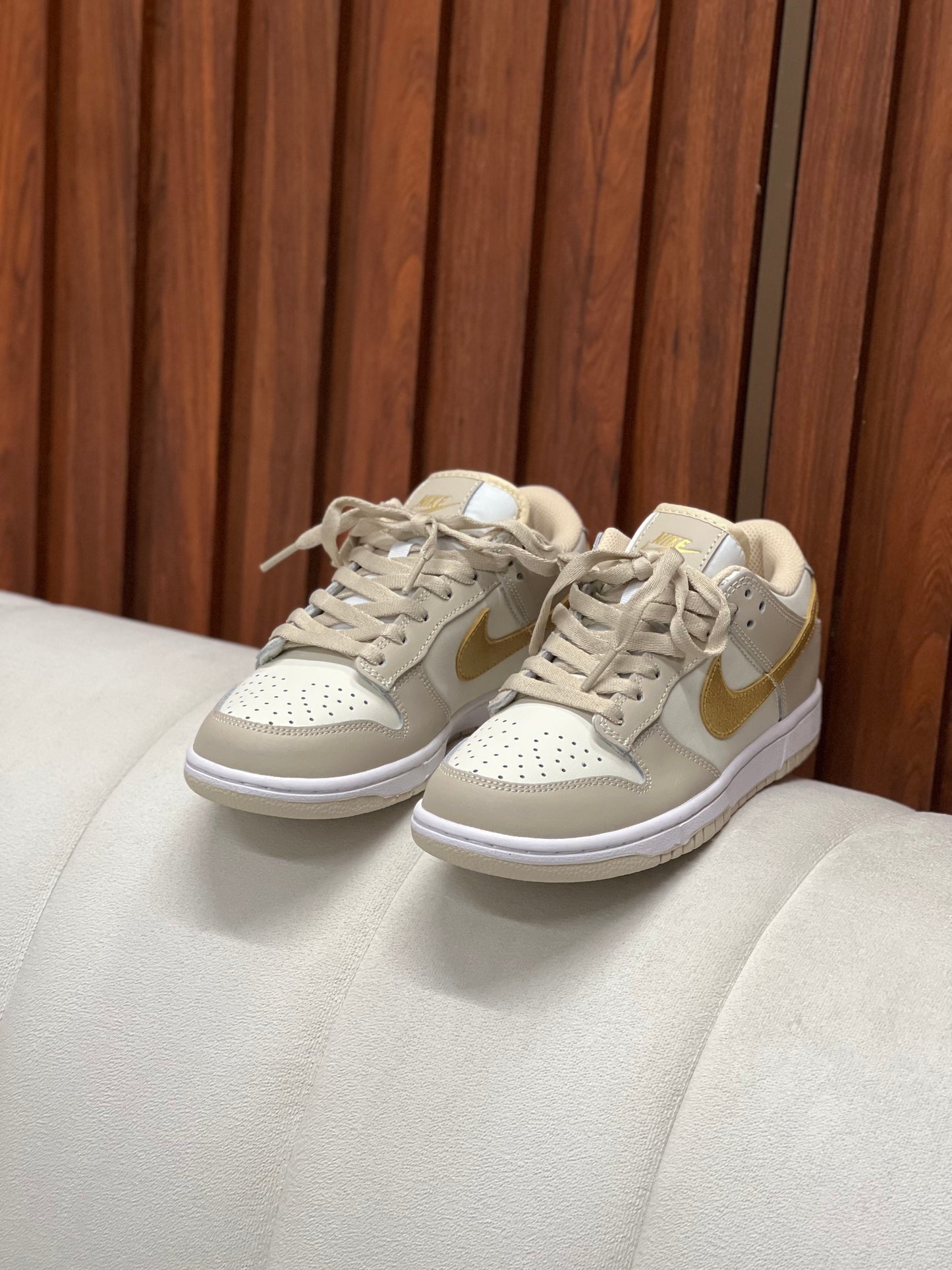 Nike SB Dunk Low Phantom Metallic Gold