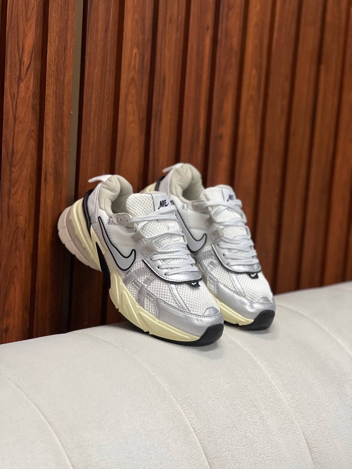 Nike V2K Run Pure Platinum Metallic Silver