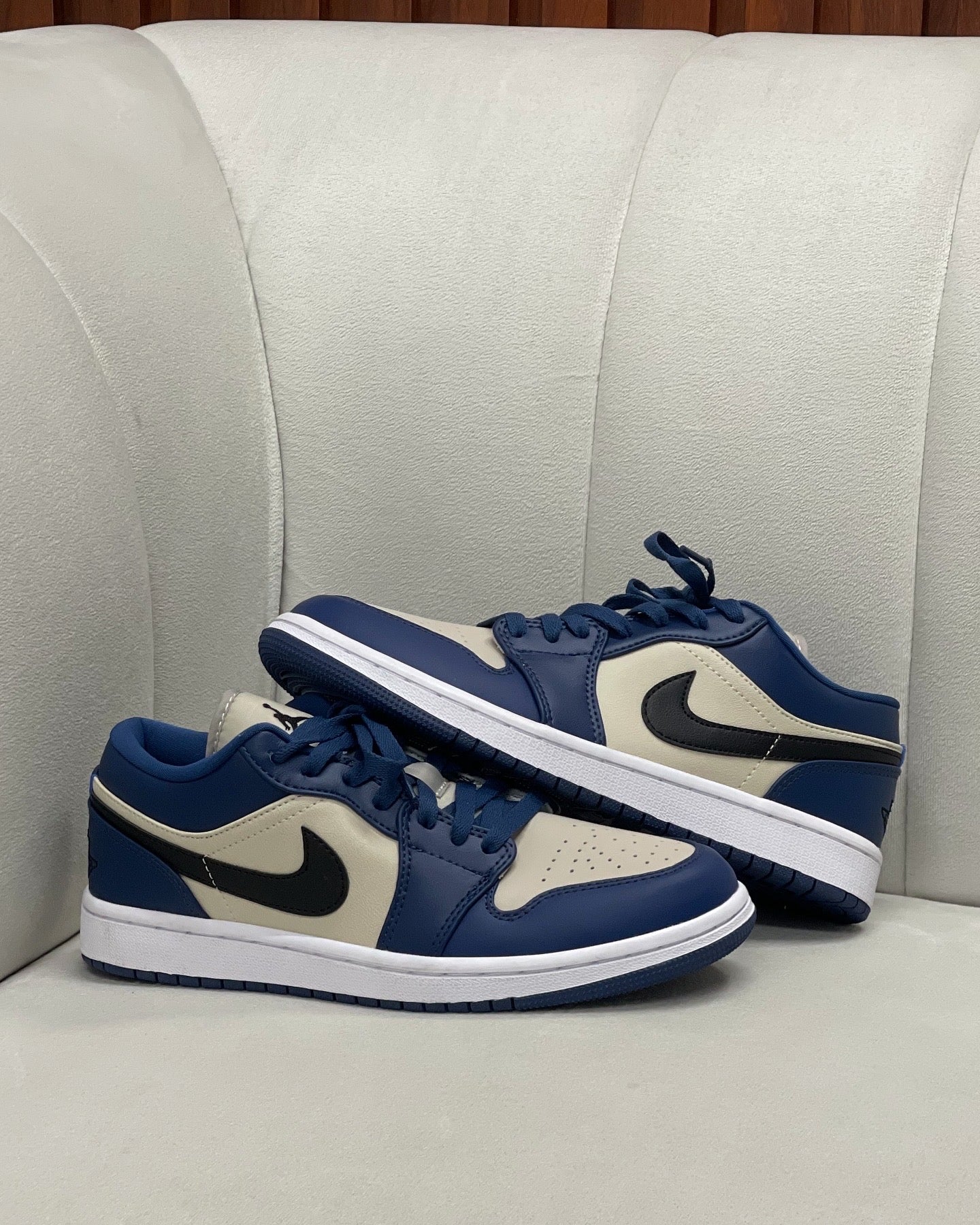 Nike Air Jordan 1 Low Grey Navy