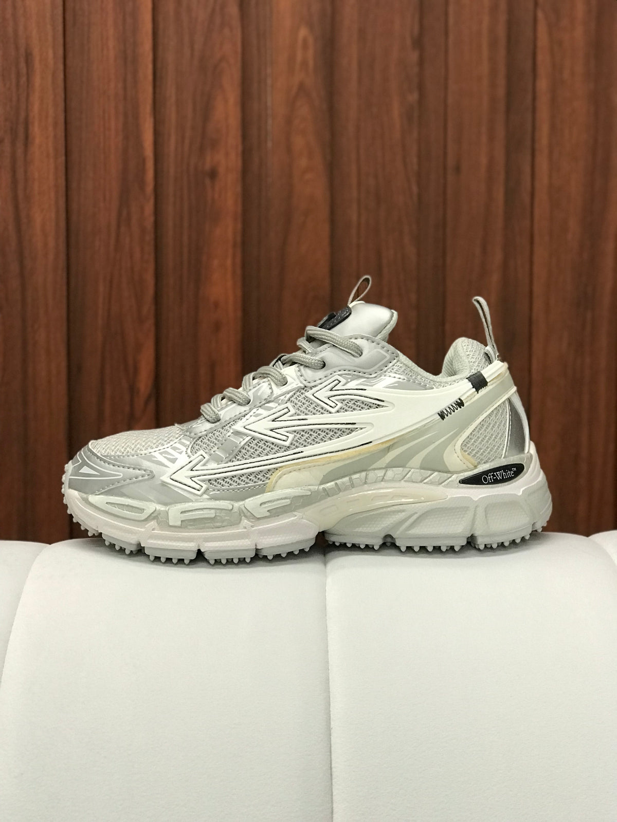 Off White Be Right Back Grey