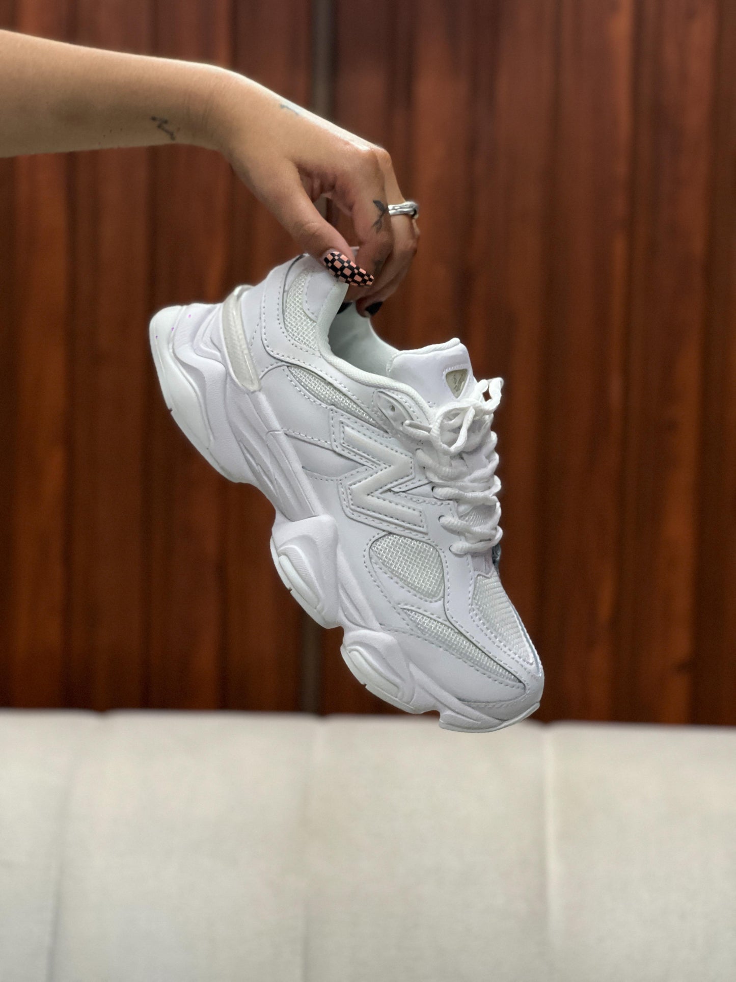 New Balance 9060 Triple White